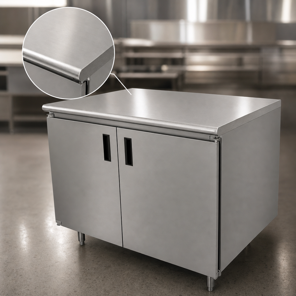 16-Gauge 304 Stainless Steel Top