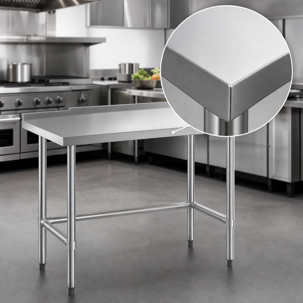 18-Gauge 304 Stainless Steel Top