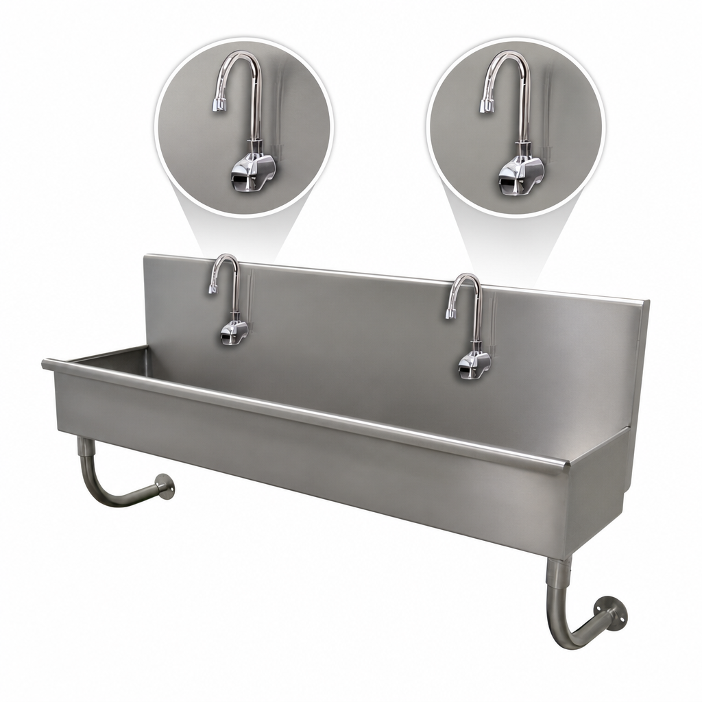 Two Electronic Faucets Included