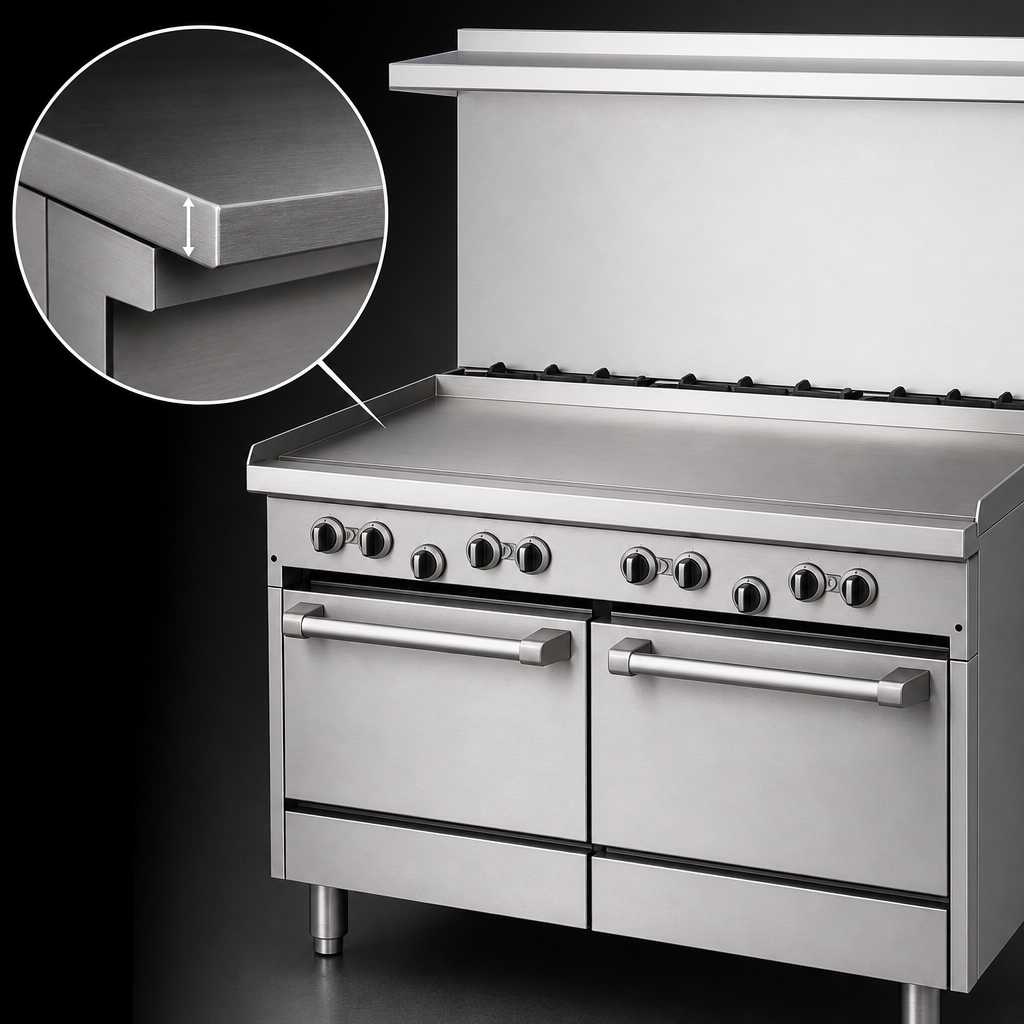 48-Inch Smooth Steel Griddle