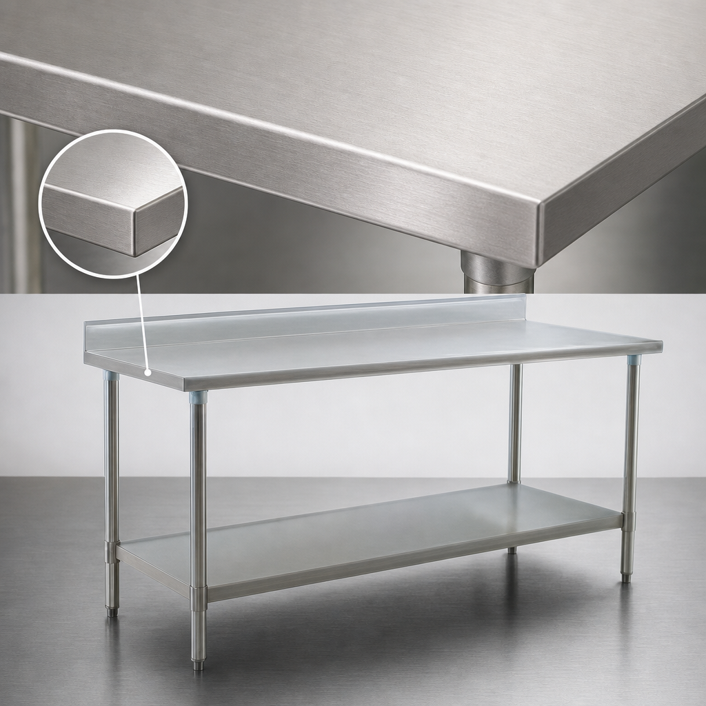 16 Gauge 300 Series Stainless Steel Top
