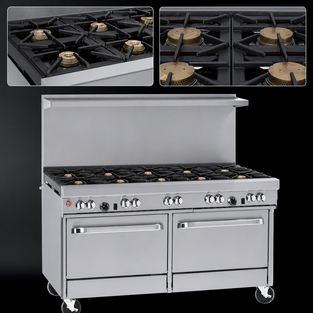 Eight Open Burners