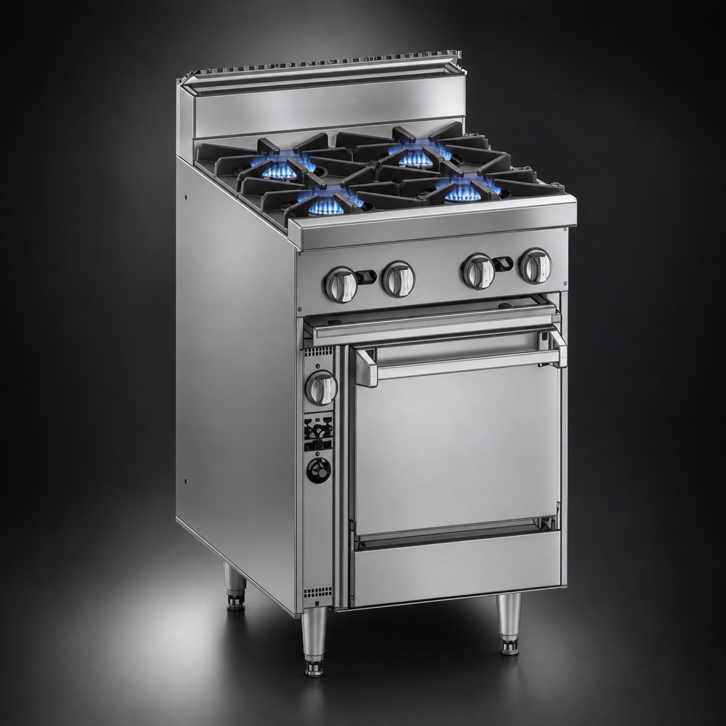 Four Open Burners