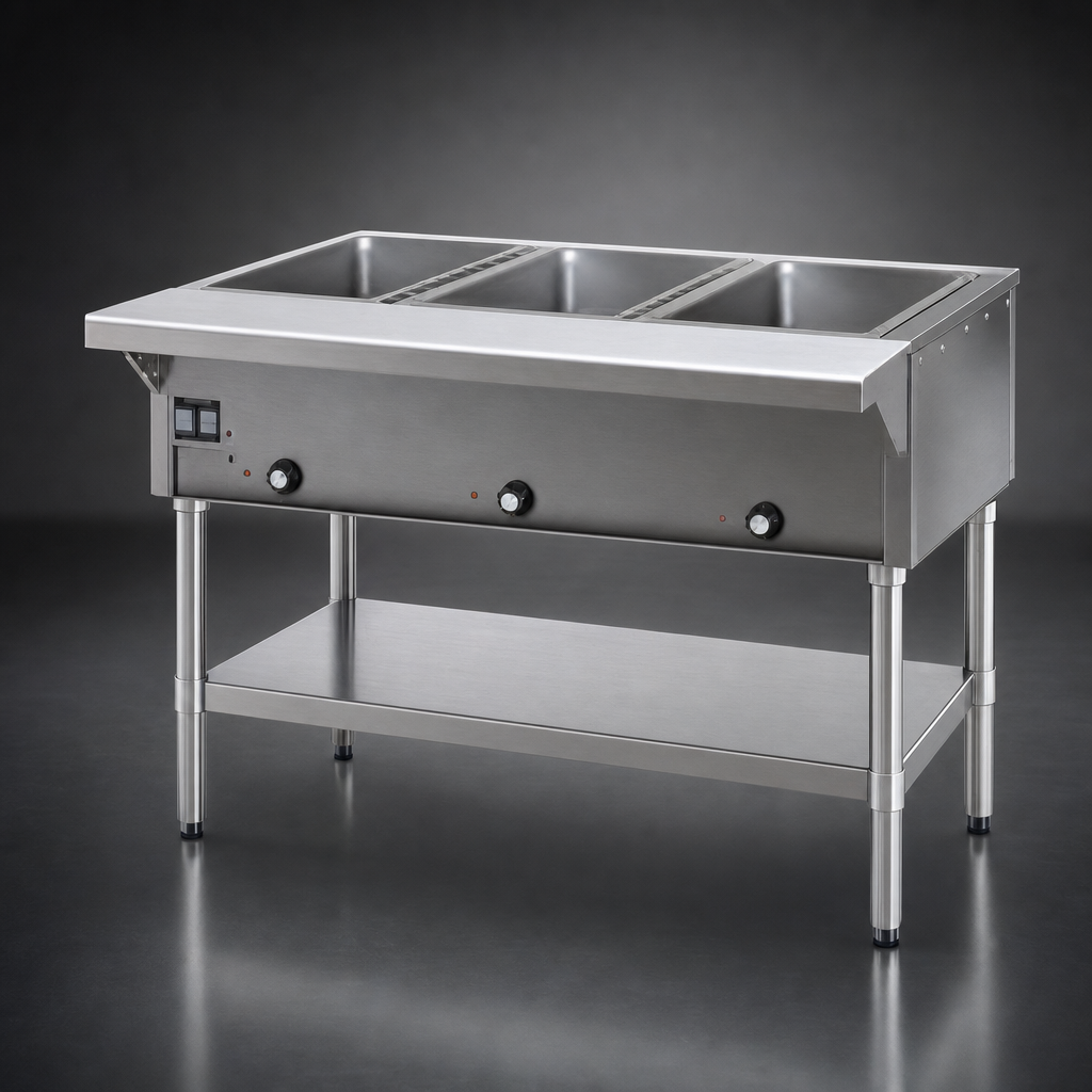 Stainless Steel Open Base Construction