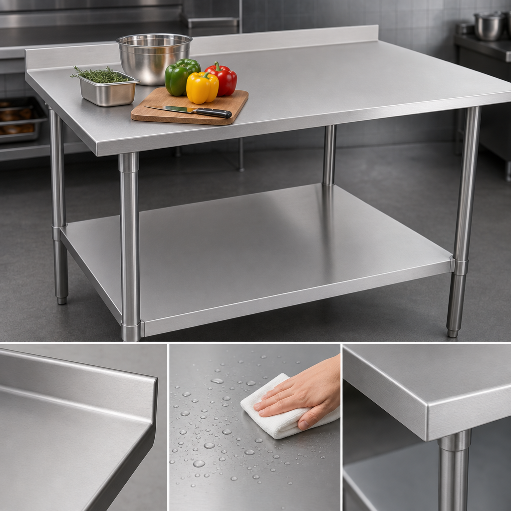 14-Gauge 300-Series Stainless Steel Top