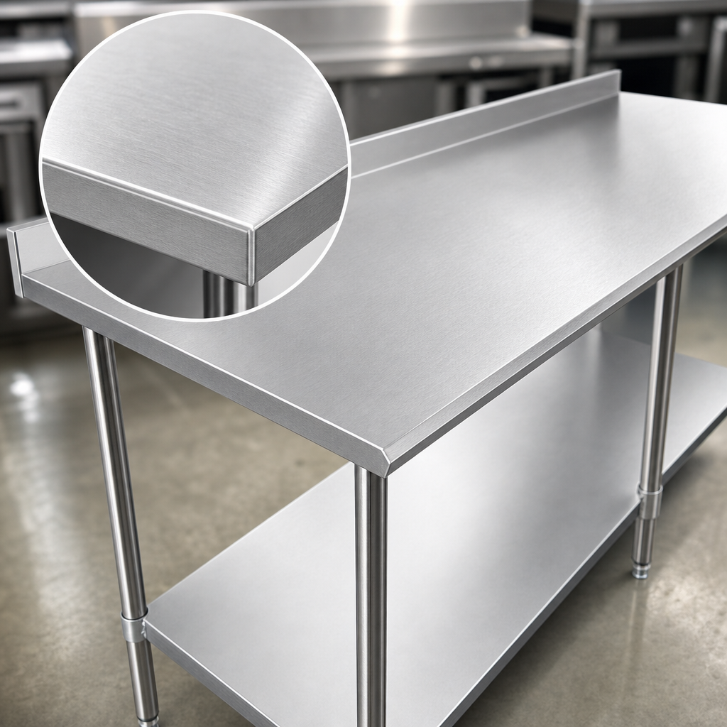 16-Gauge 400 Series Stainless Steel Top