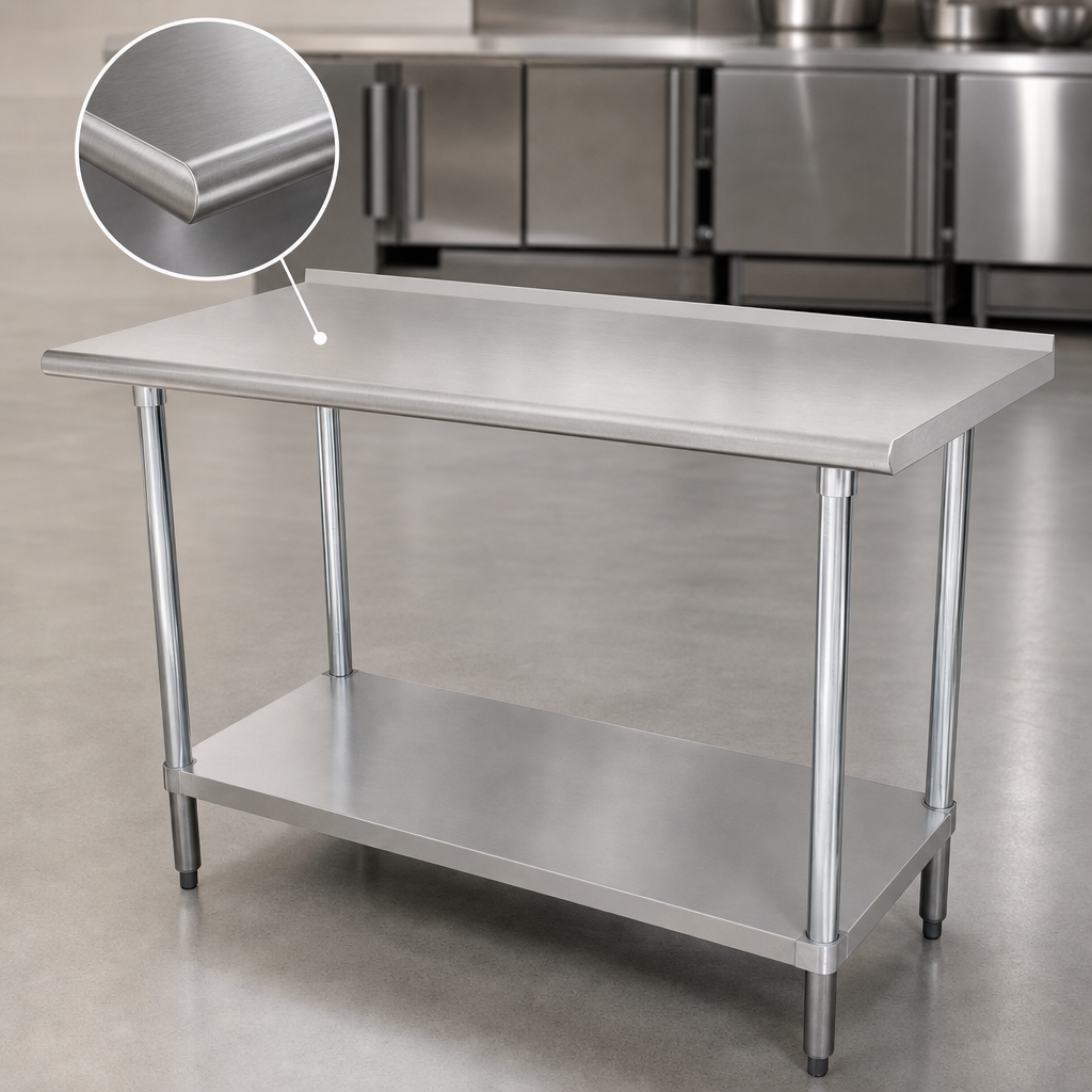 14-Gauge 304 Stainless Steel Top