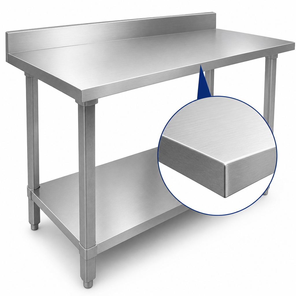 18-Gauge 430 Stainless Steel Top