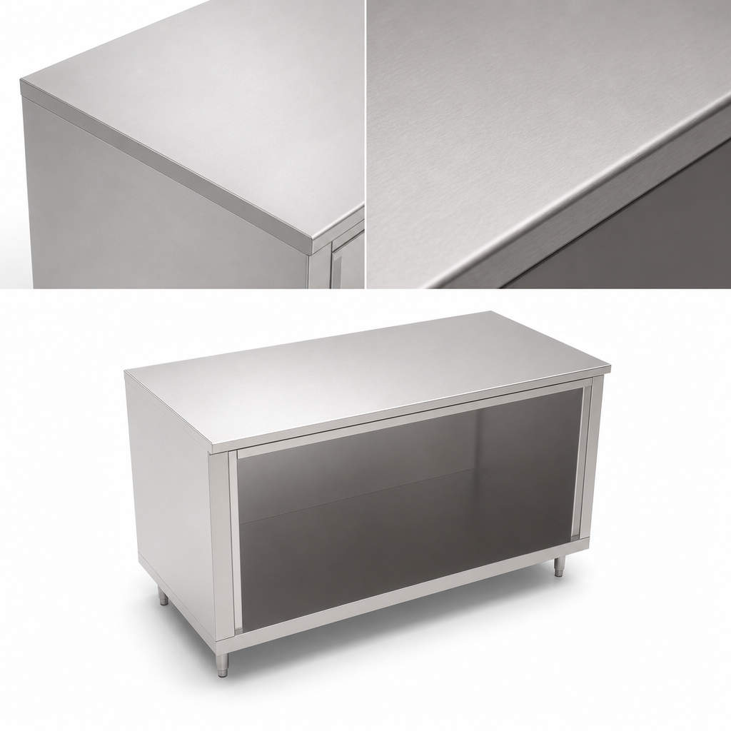 14-Gauge 300 Series Stainless Steel Flat Top