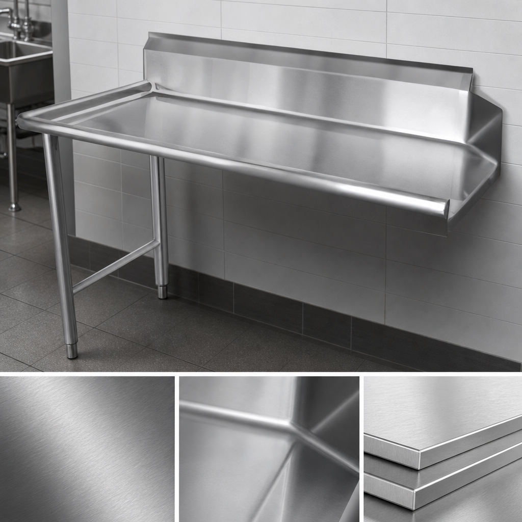18-Gauge 304 Stainless Steel Construction