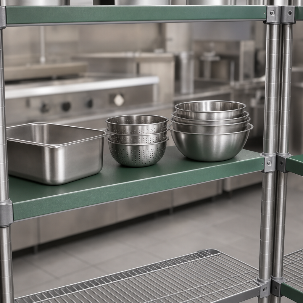 Flat Solid Shelf Surface