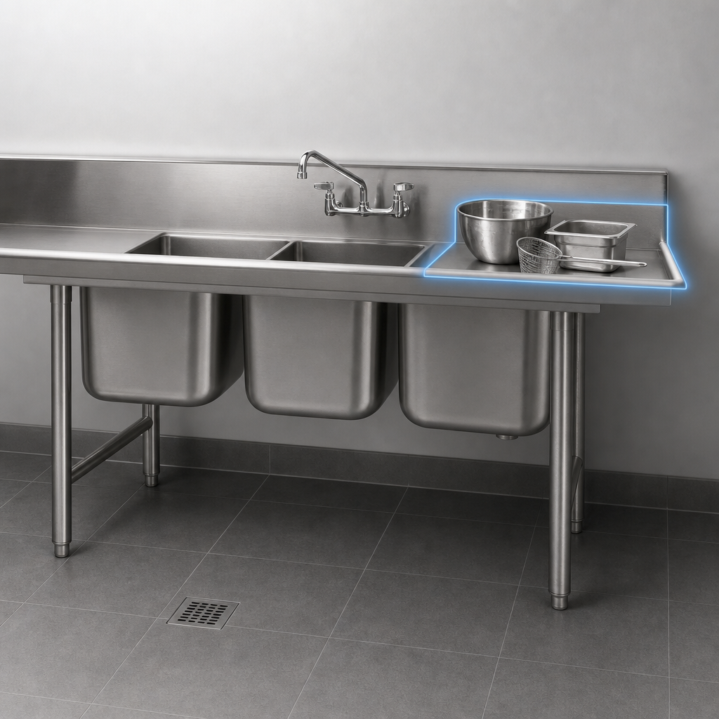 Right-Hand 24-Inch Drainboard