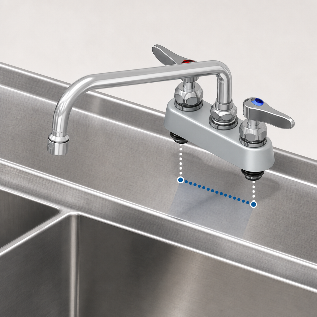 4-Inch Center Deck Mount