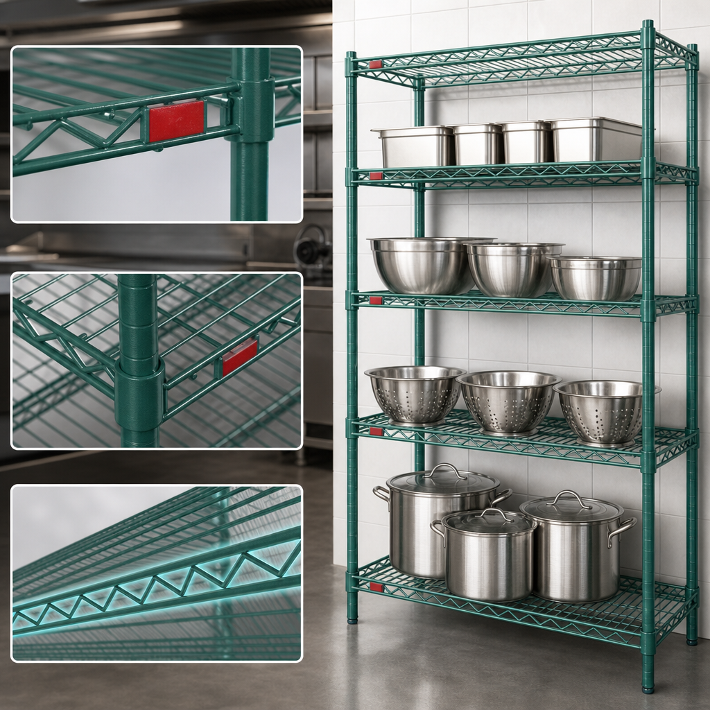 Patented QuadTruss Shelves