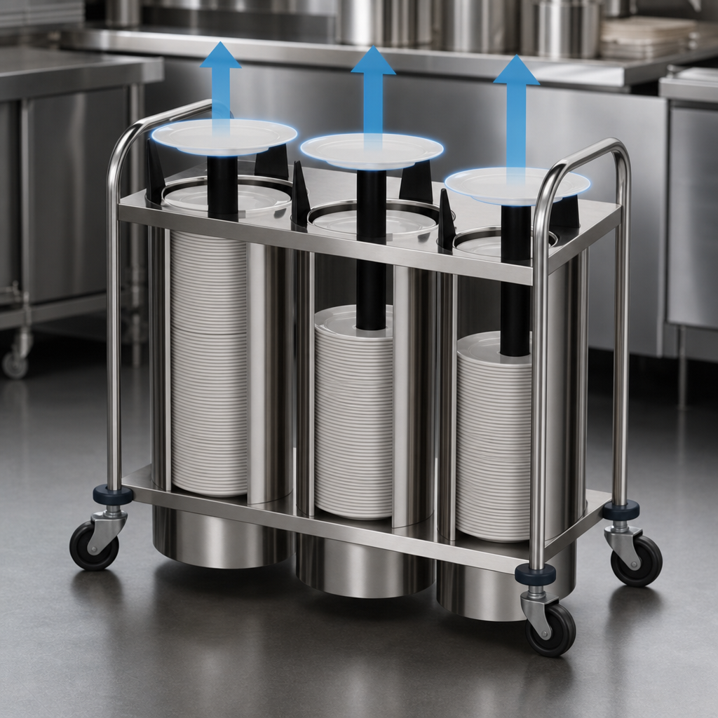 Three Self-Elevating Tubes
