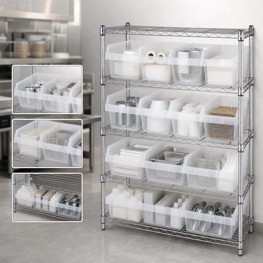 Four-Shelf Storage Layout