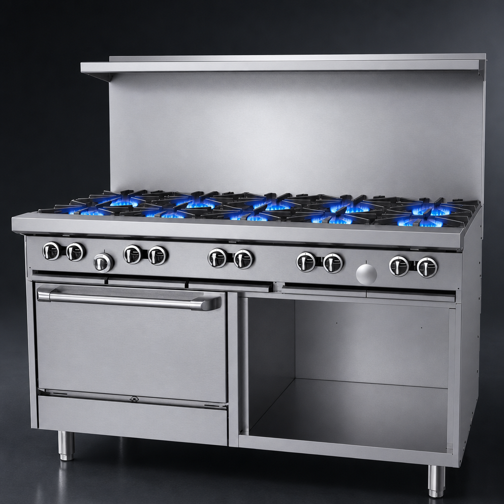 10 Open Burners