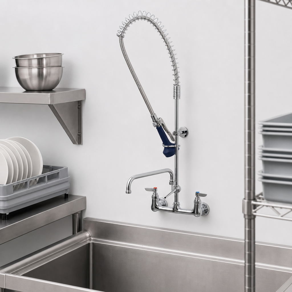 Wall-Mount Pre-Rinse Unit
