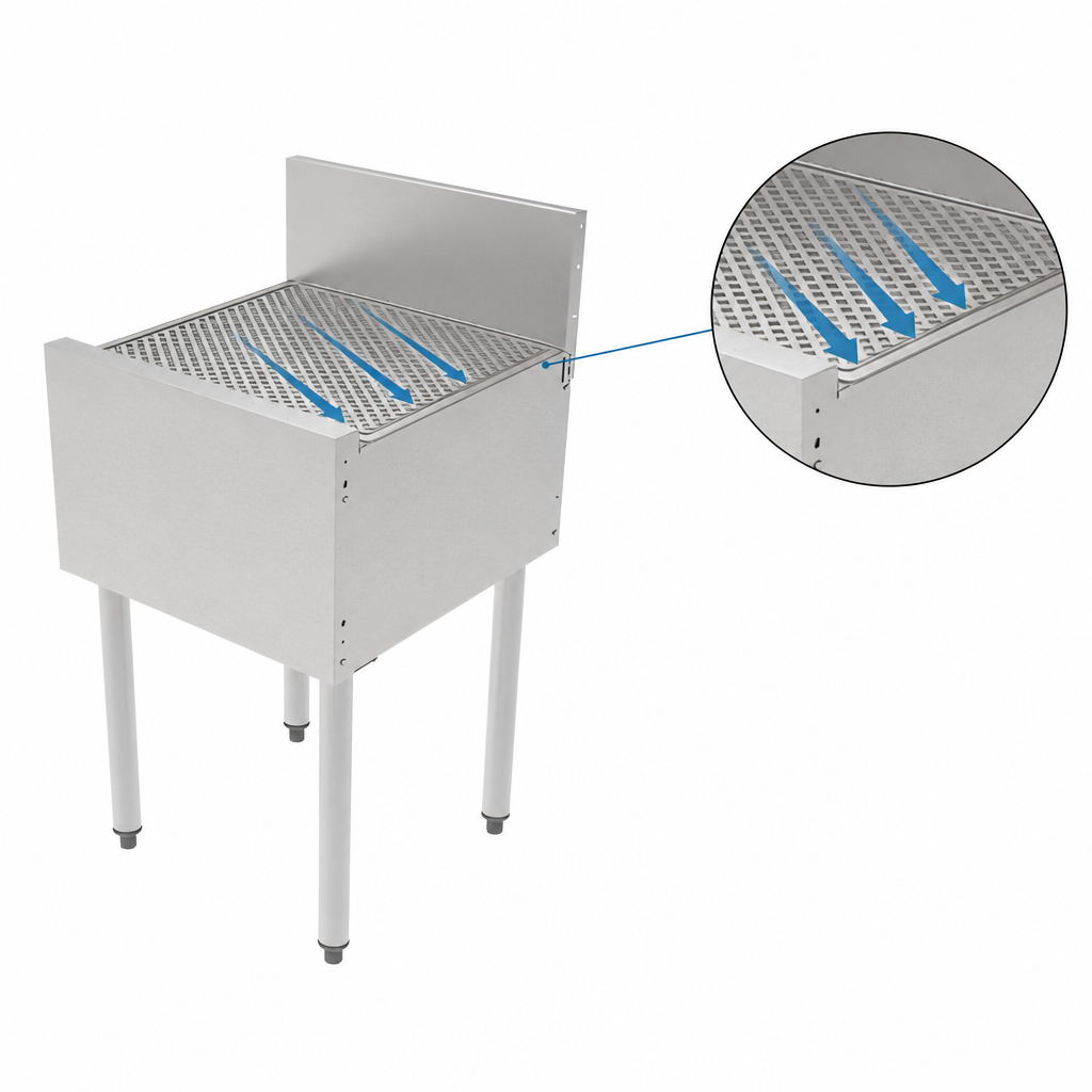 Pitched Drainboard Top