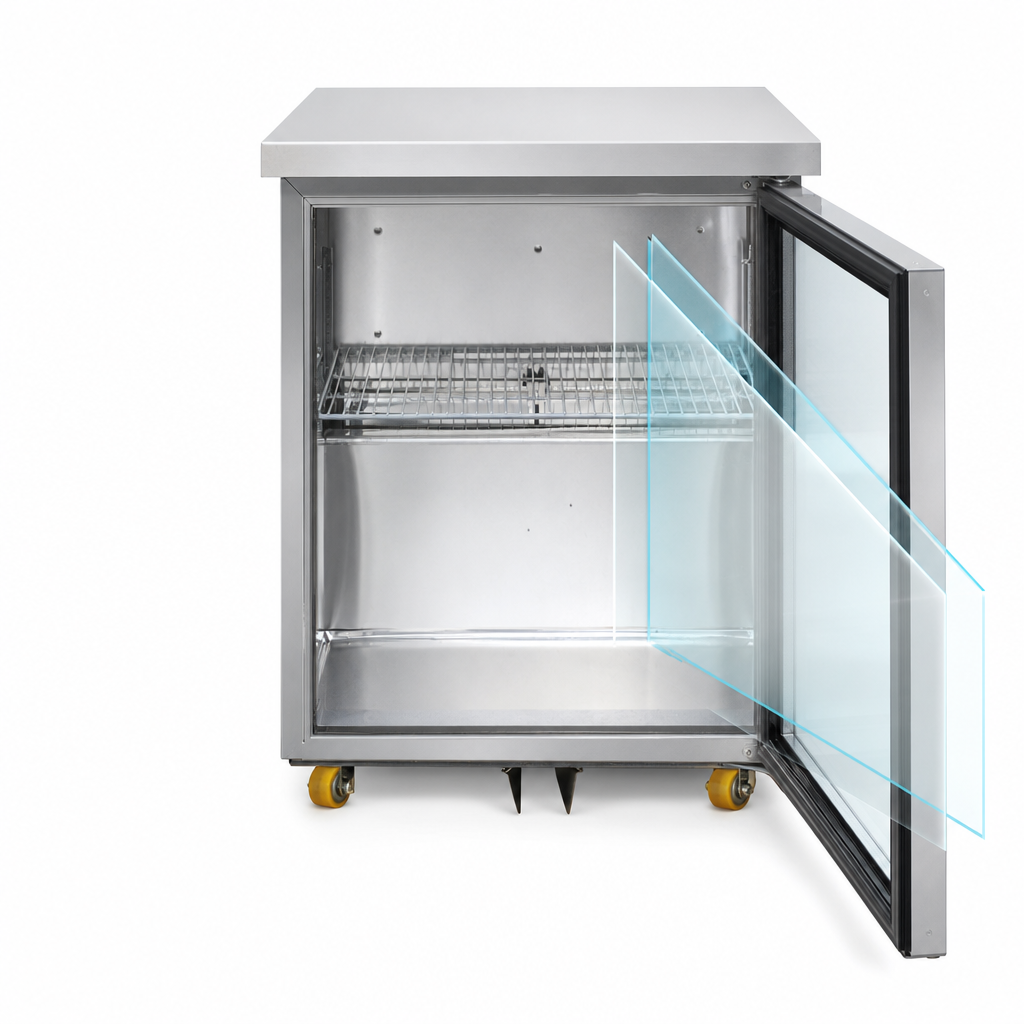 Hinged Glass Display Door