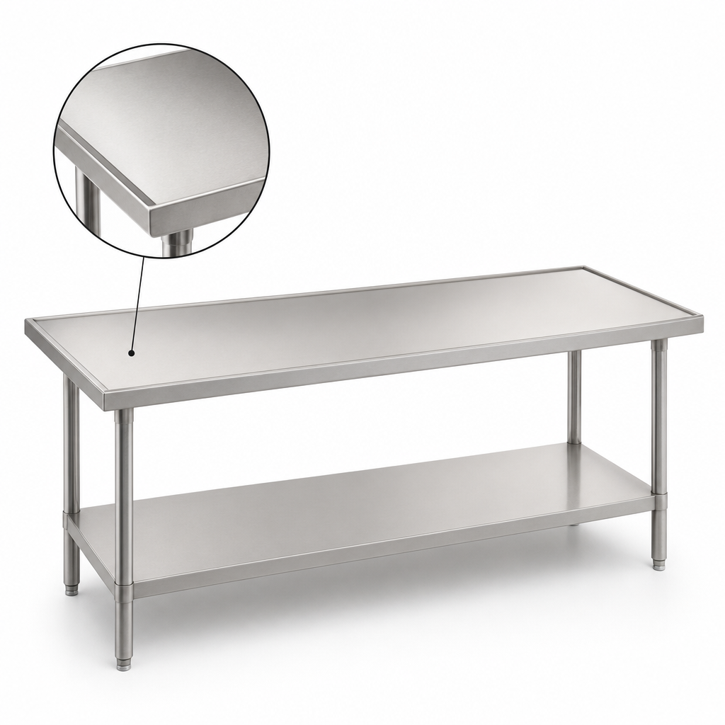 14 Gauge 304 Stainless Steel Top