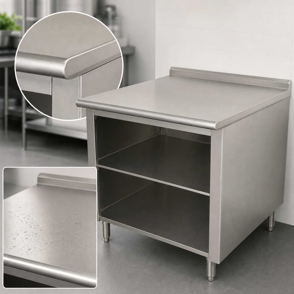 14 Gauge 304 Stainless Steel Top
