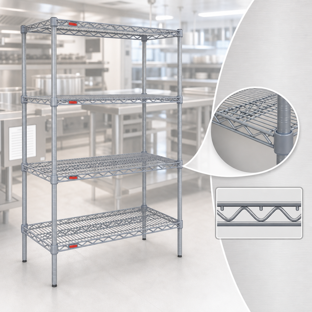 Patented QuadTruss Shelf Design