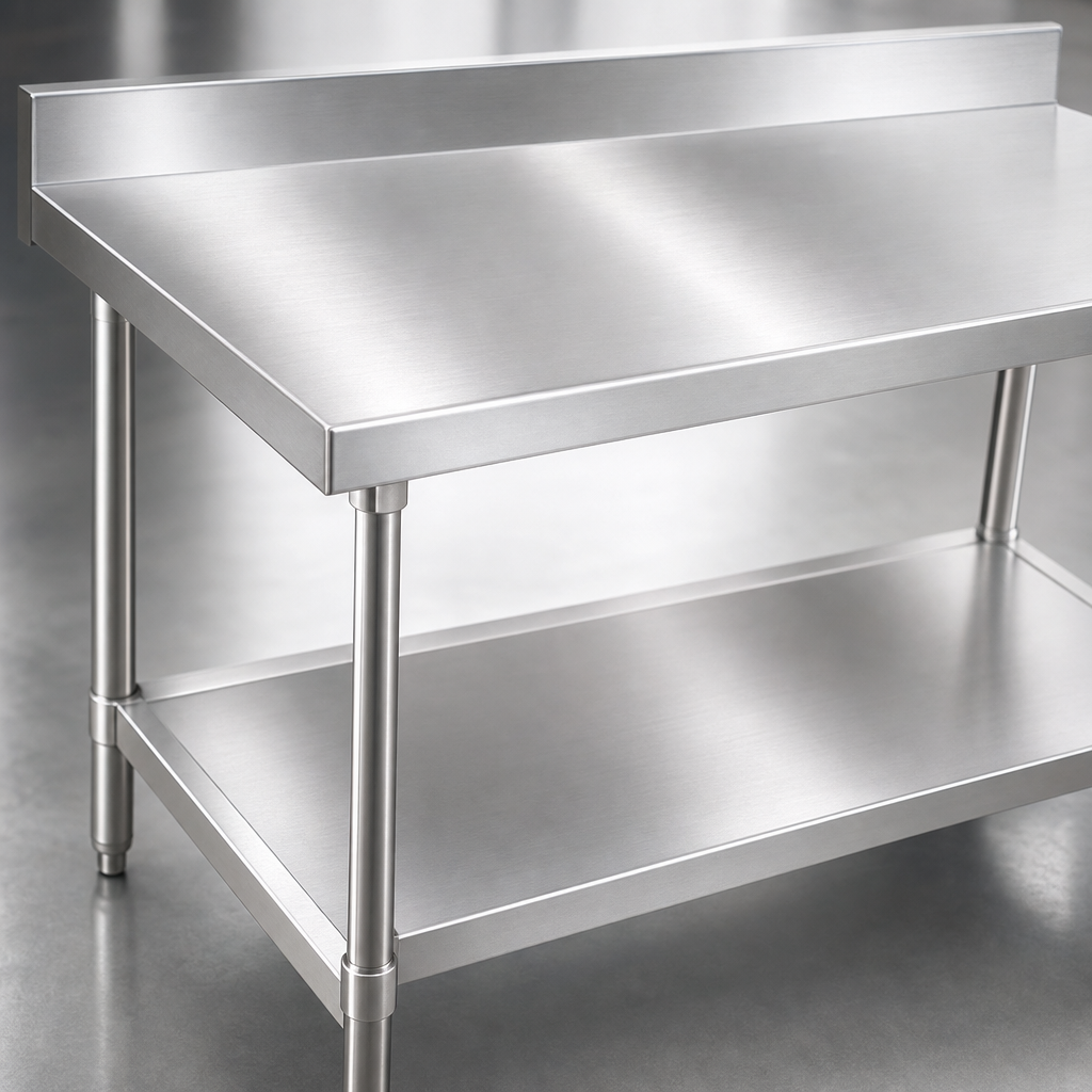 Heavy-Duty Stainless Steel Top