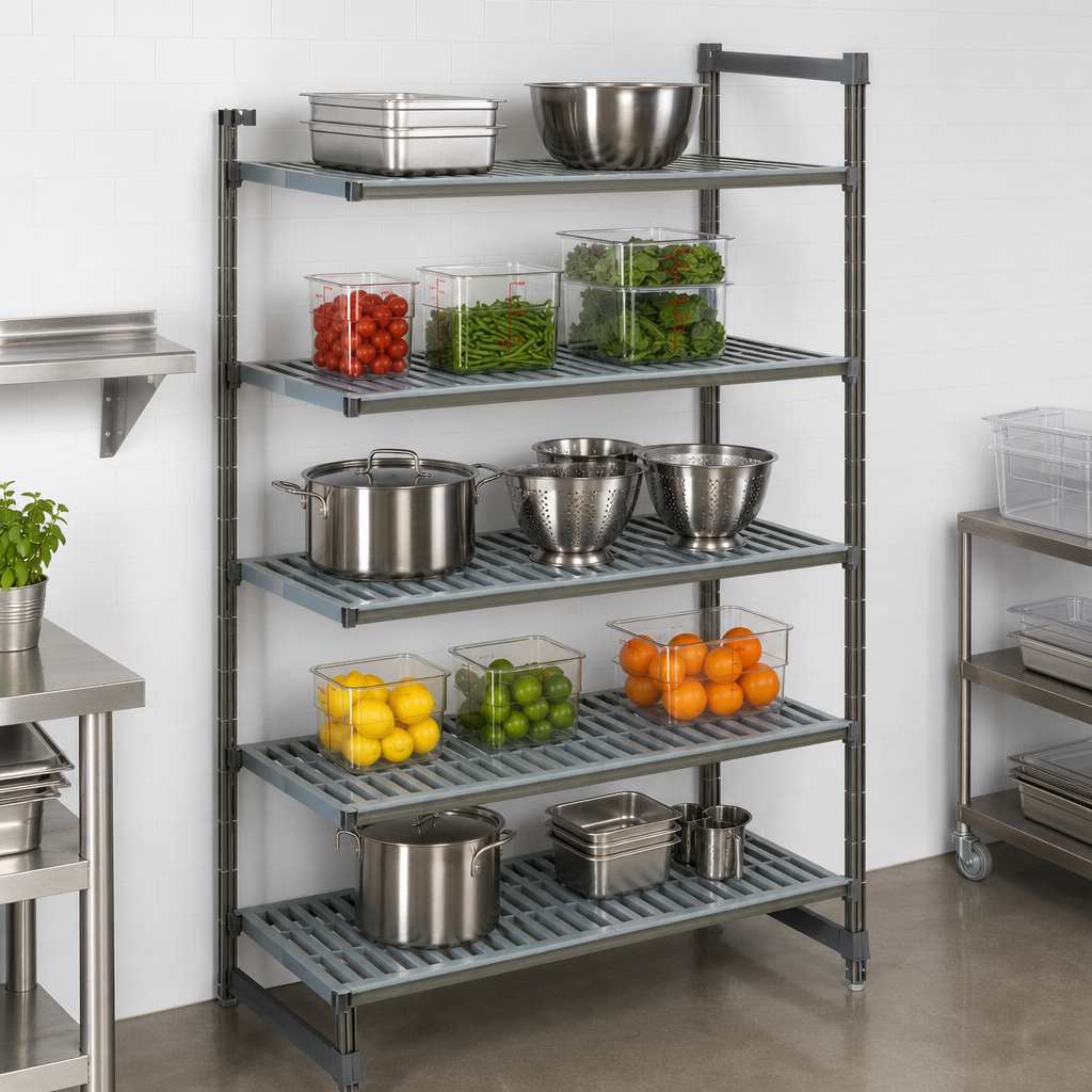 Five-Tier Vented Shelving