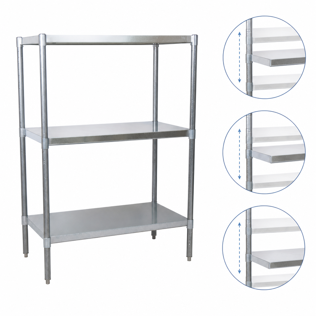 Three Adjustable Shelves