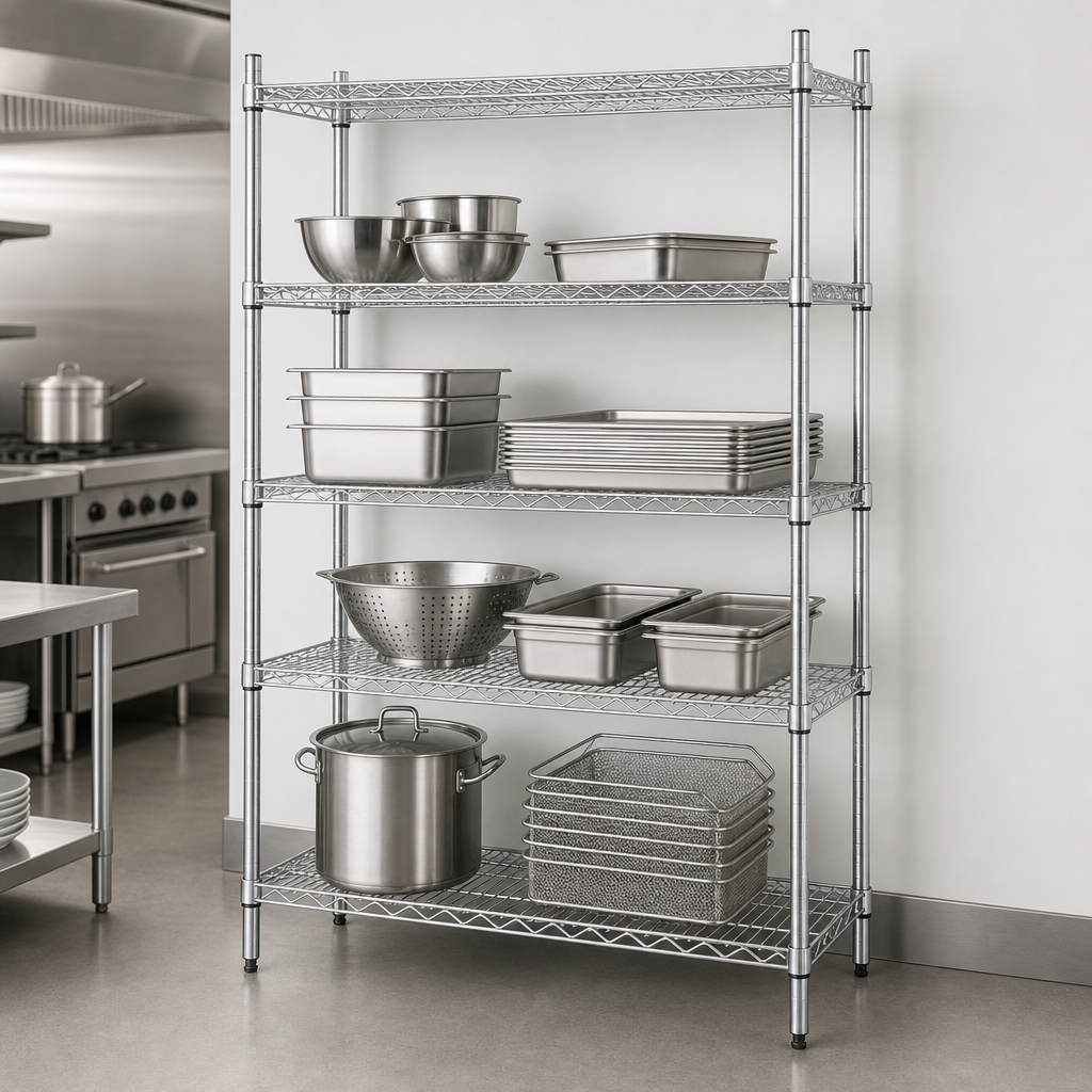 Wire Shelving Construction