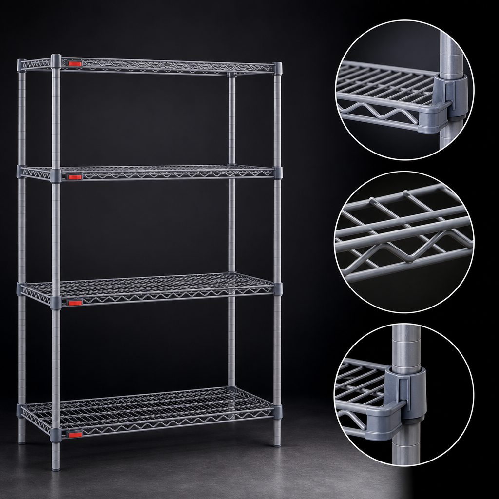 Patented QuadTruss Shelves