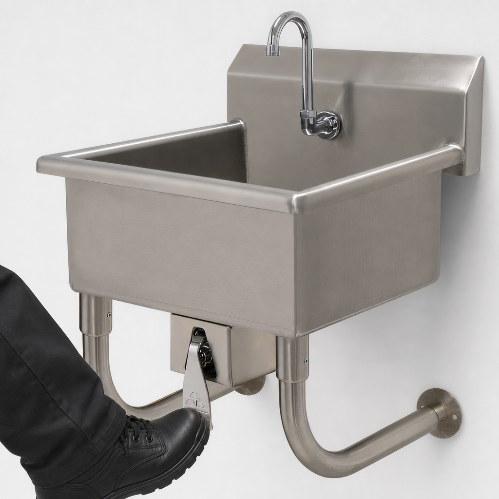 Knee Operated Faucet Control
