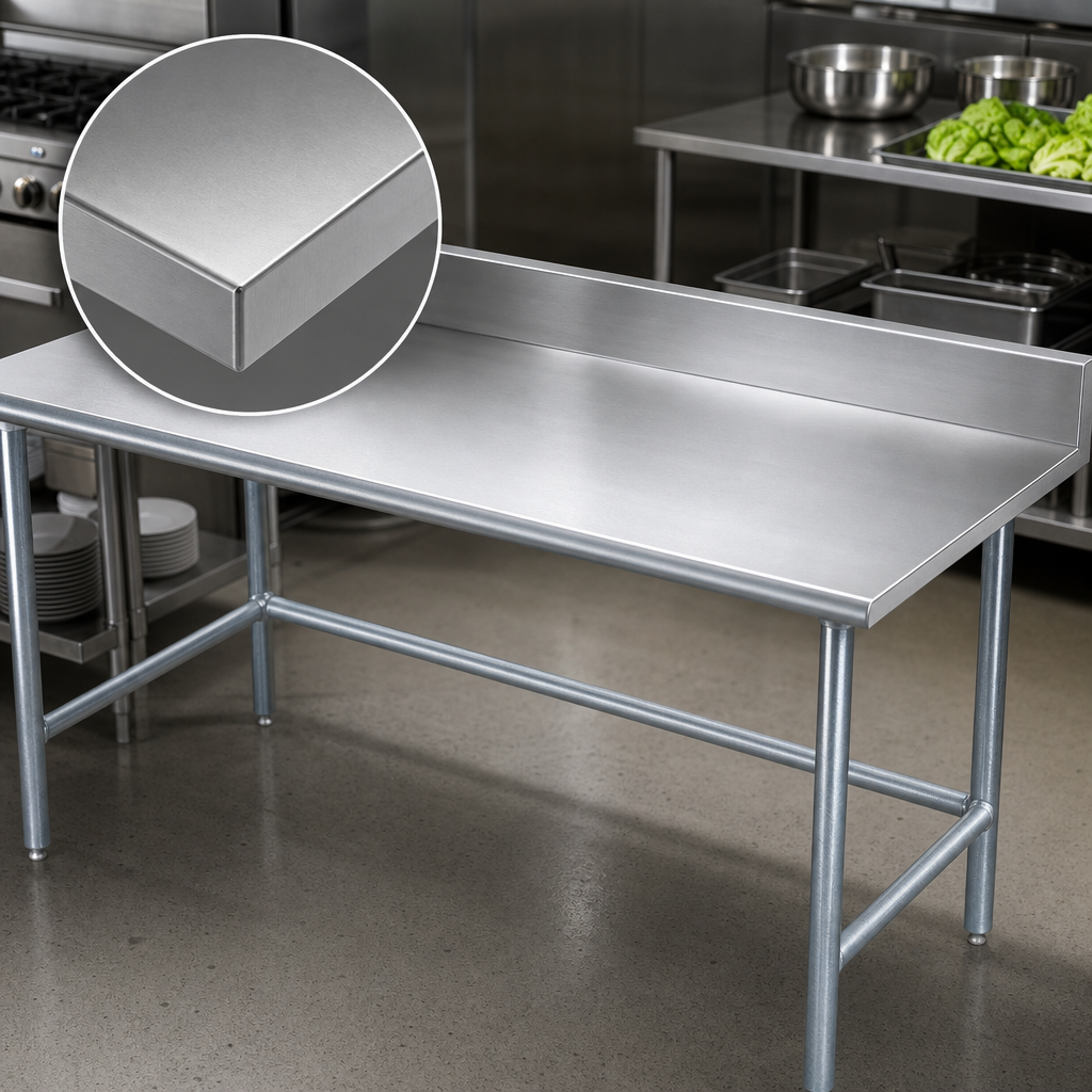 16-Gauge 430 Stainless Steel Top