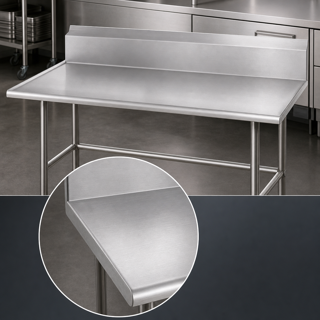14 Gauge 304 Stainless Steel Top