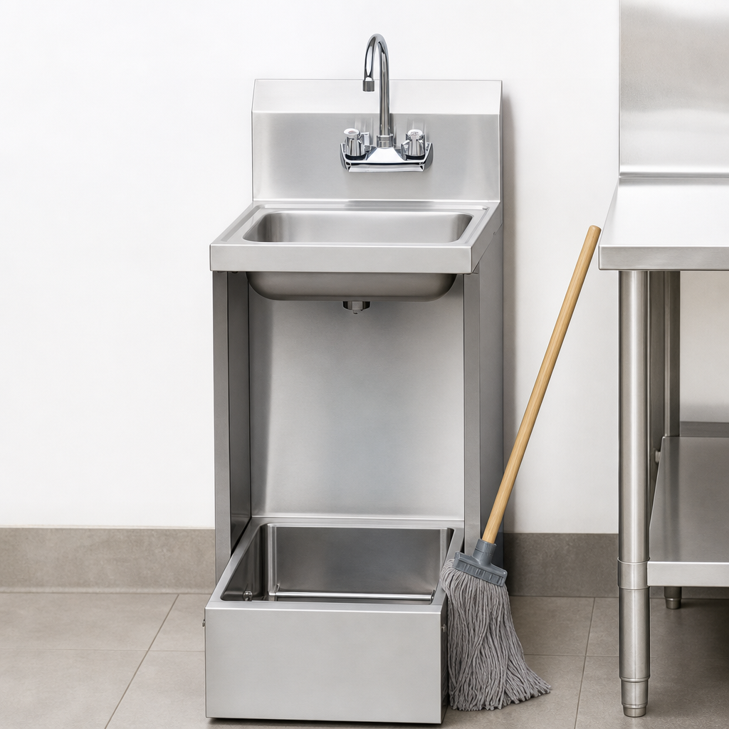 Hand Sink and Mop Sink Combination