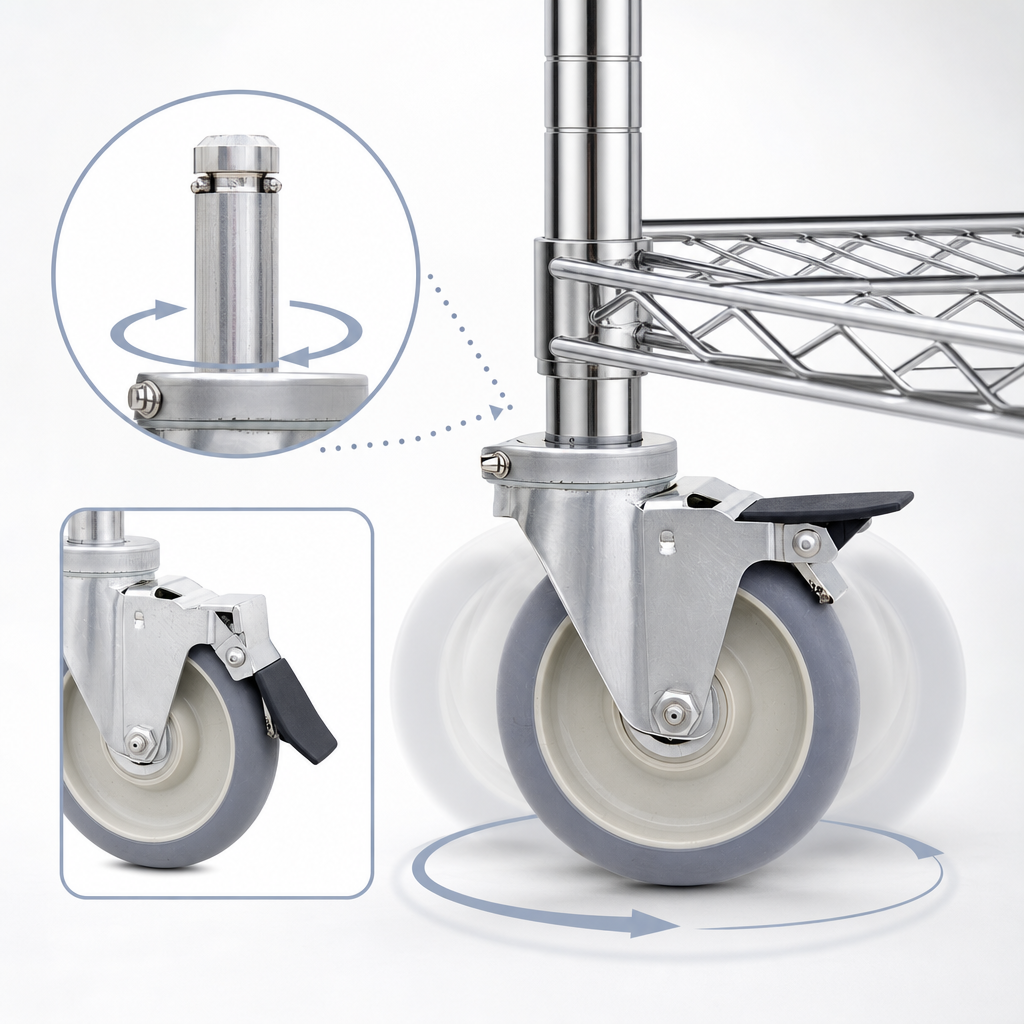 Swivel Stem Caster