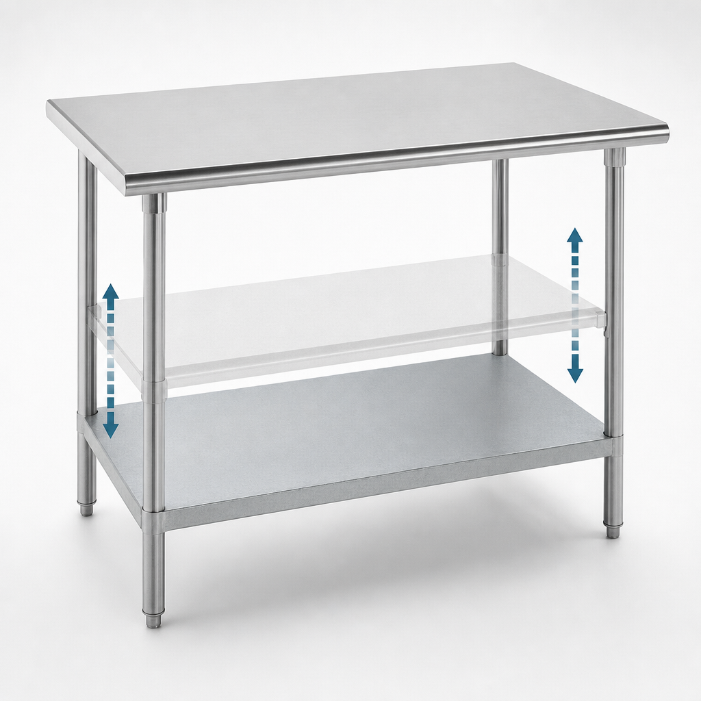 Adjustable Galvanized Undershelf