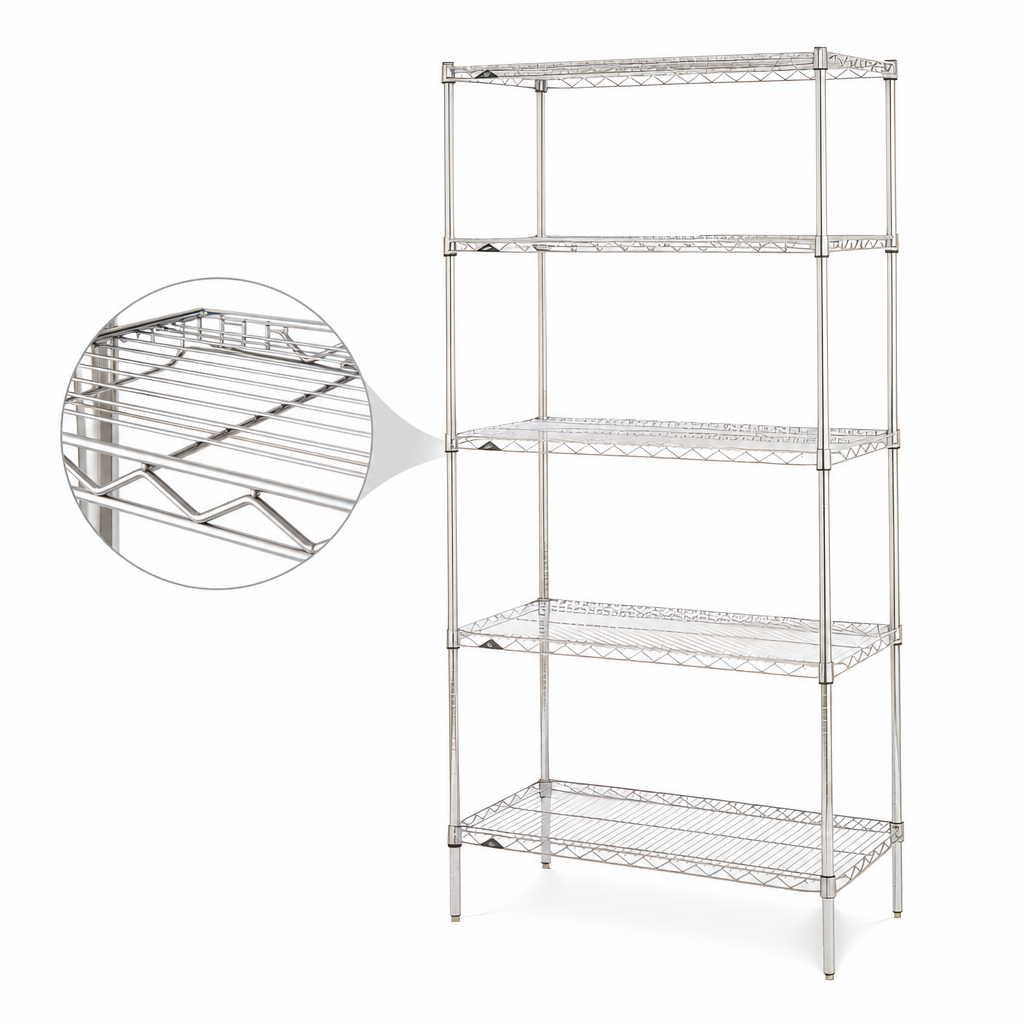 Five Wire Shelves