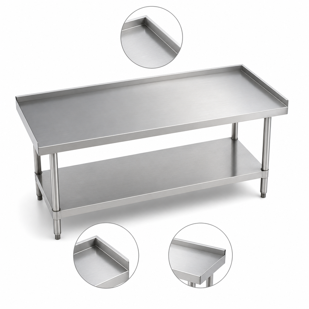 14-Gauge 304 Stainless Steel Top