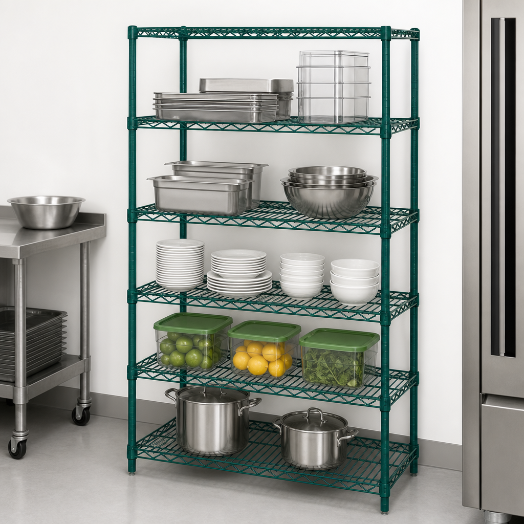 Five Wire Shelves