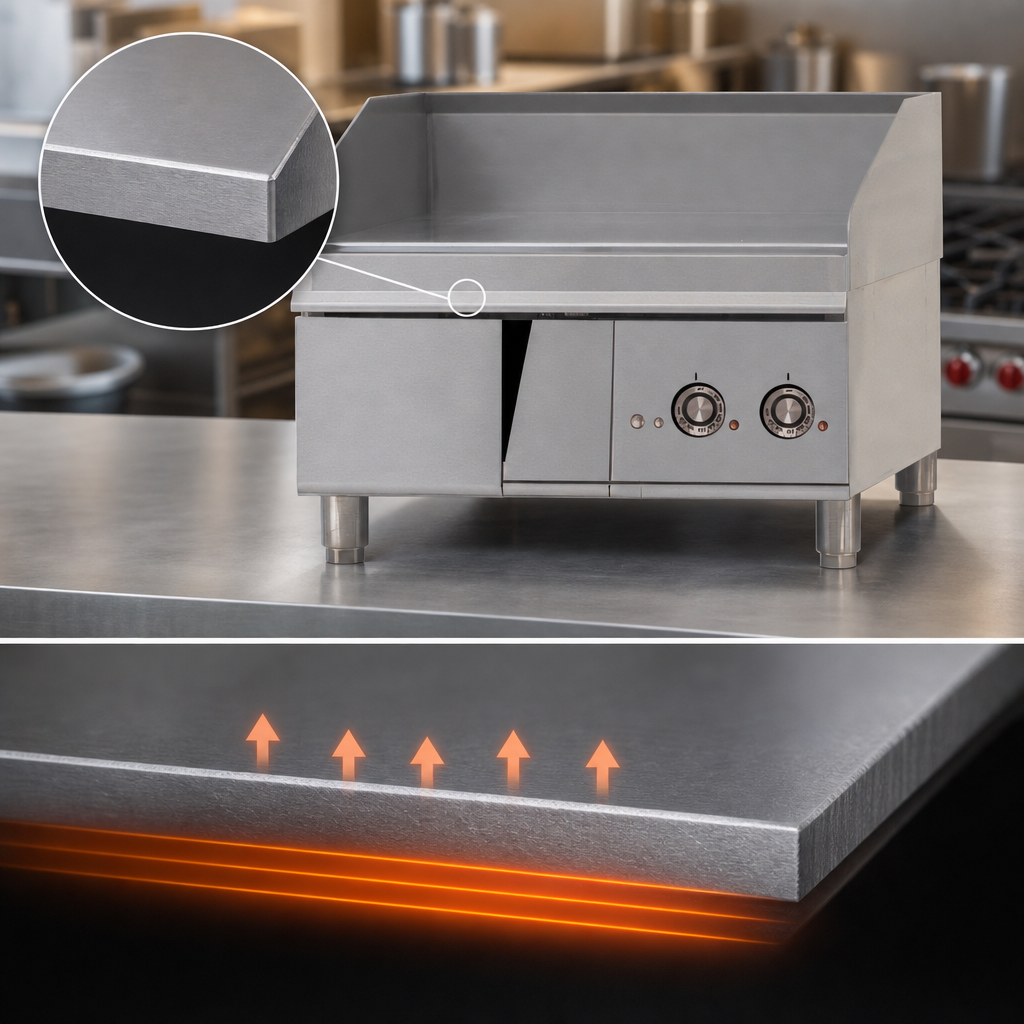 1-Inch Steel Griddle Plate