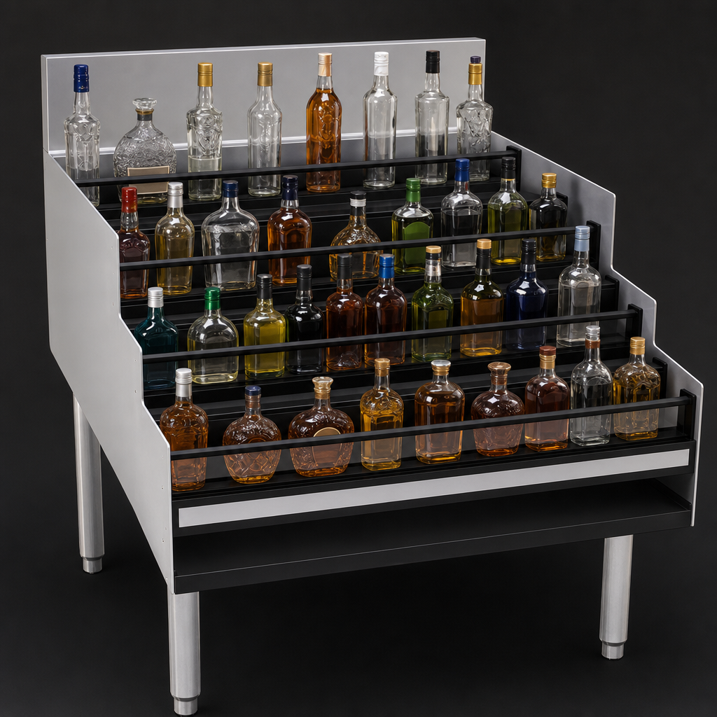 Five-Level Bottle Storage