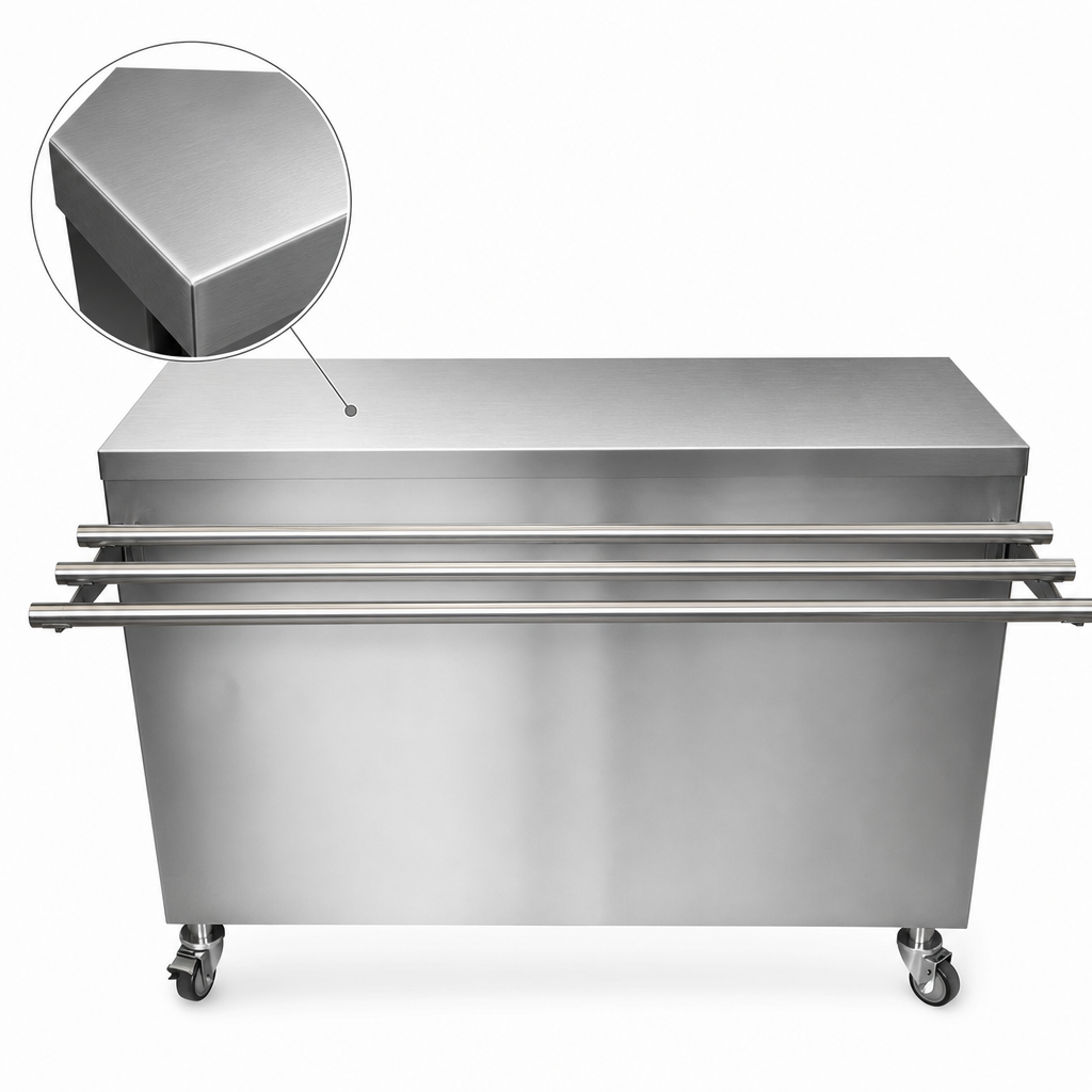 14-Gauge Stainless Steel Top