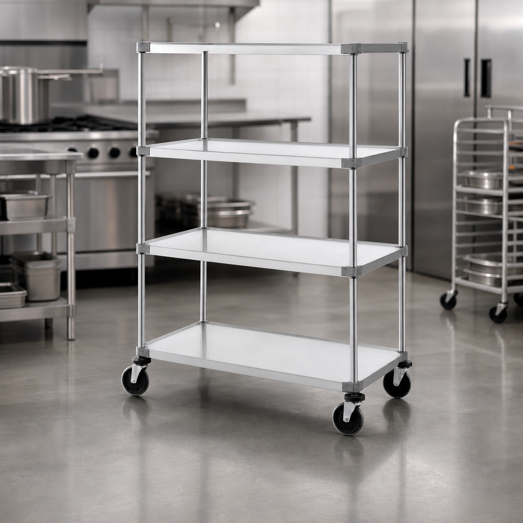 Four Solid Shelves
