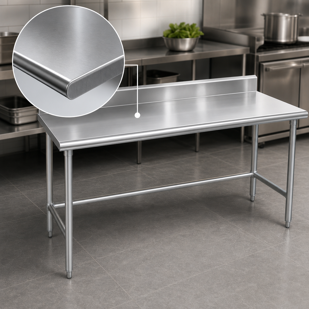 16-Gauge 430 Stainless Steel Top