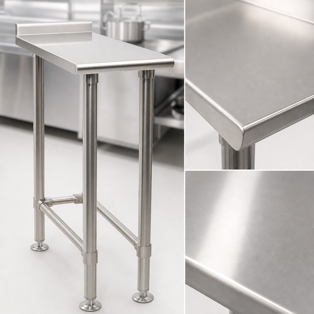 14-Gauge 304 Stainless Steel Top