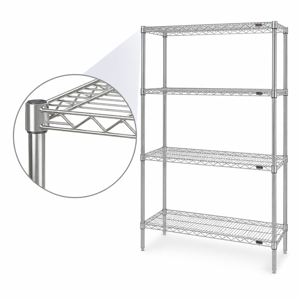 Patented QuadTruss® Shelf Design