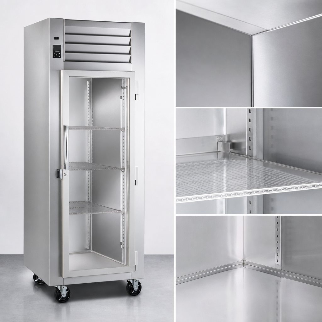 Stainless Steel Exterior and Interior