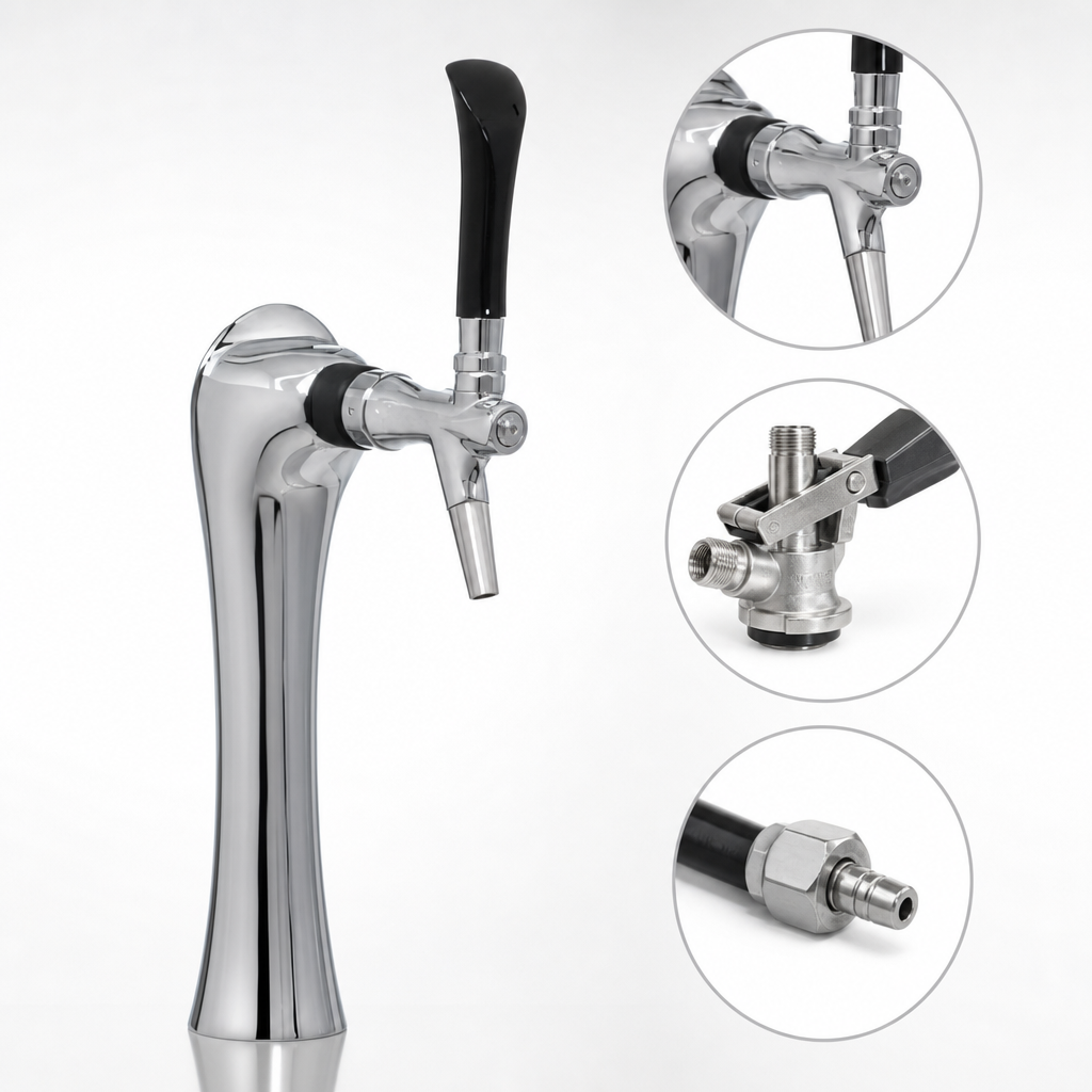 304 Stainless Steel Dispensing Components